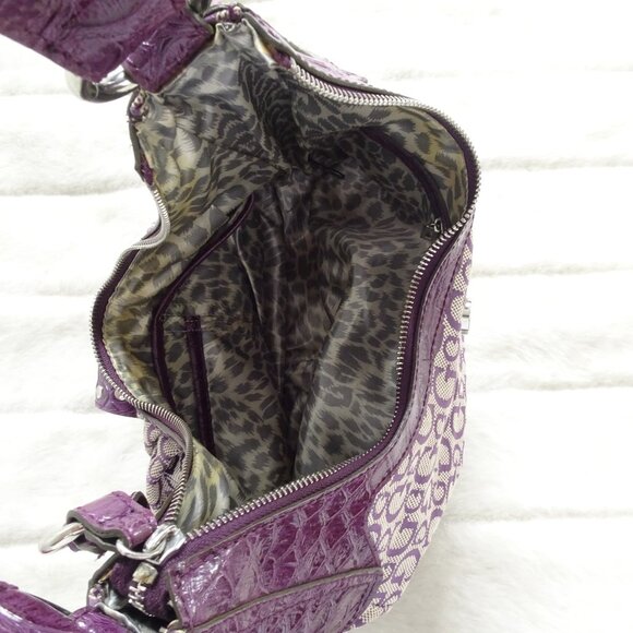 Women's Guess Purple Handbag - Picture 6 of 9